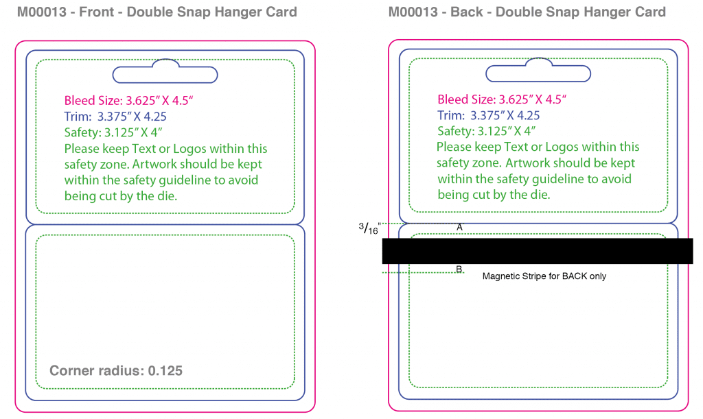 Featured image for “Double Snap Hanger Card Template”