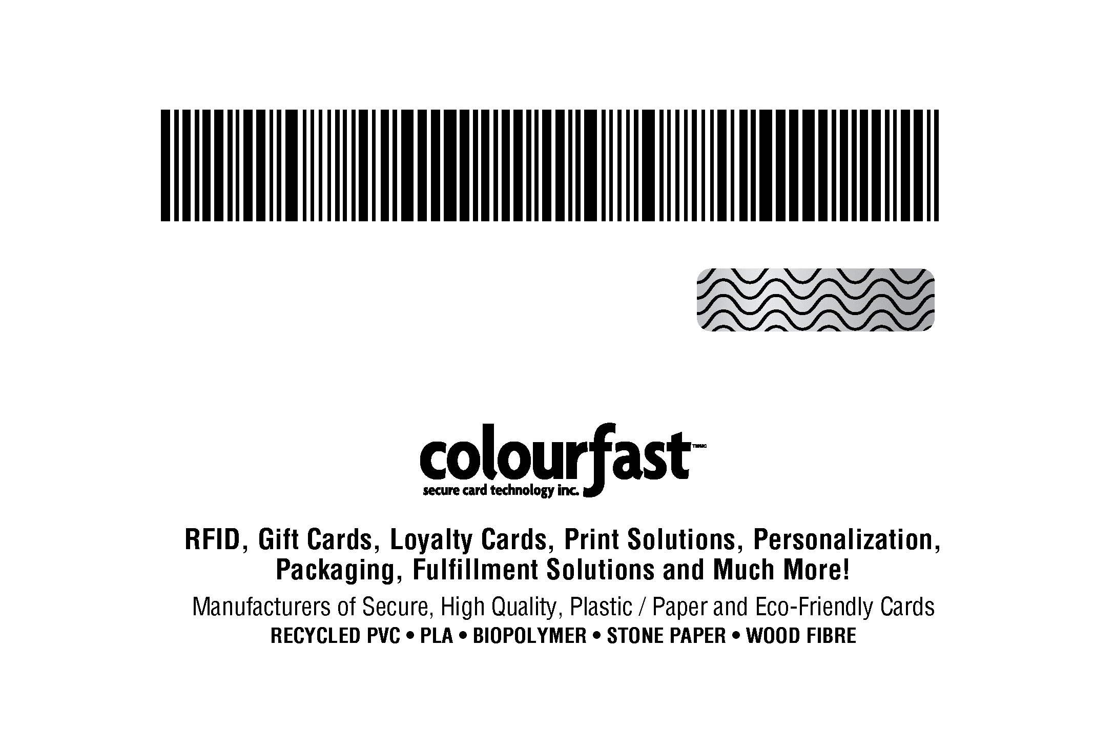 Image of Variable Barcode, Scratch Off Panel