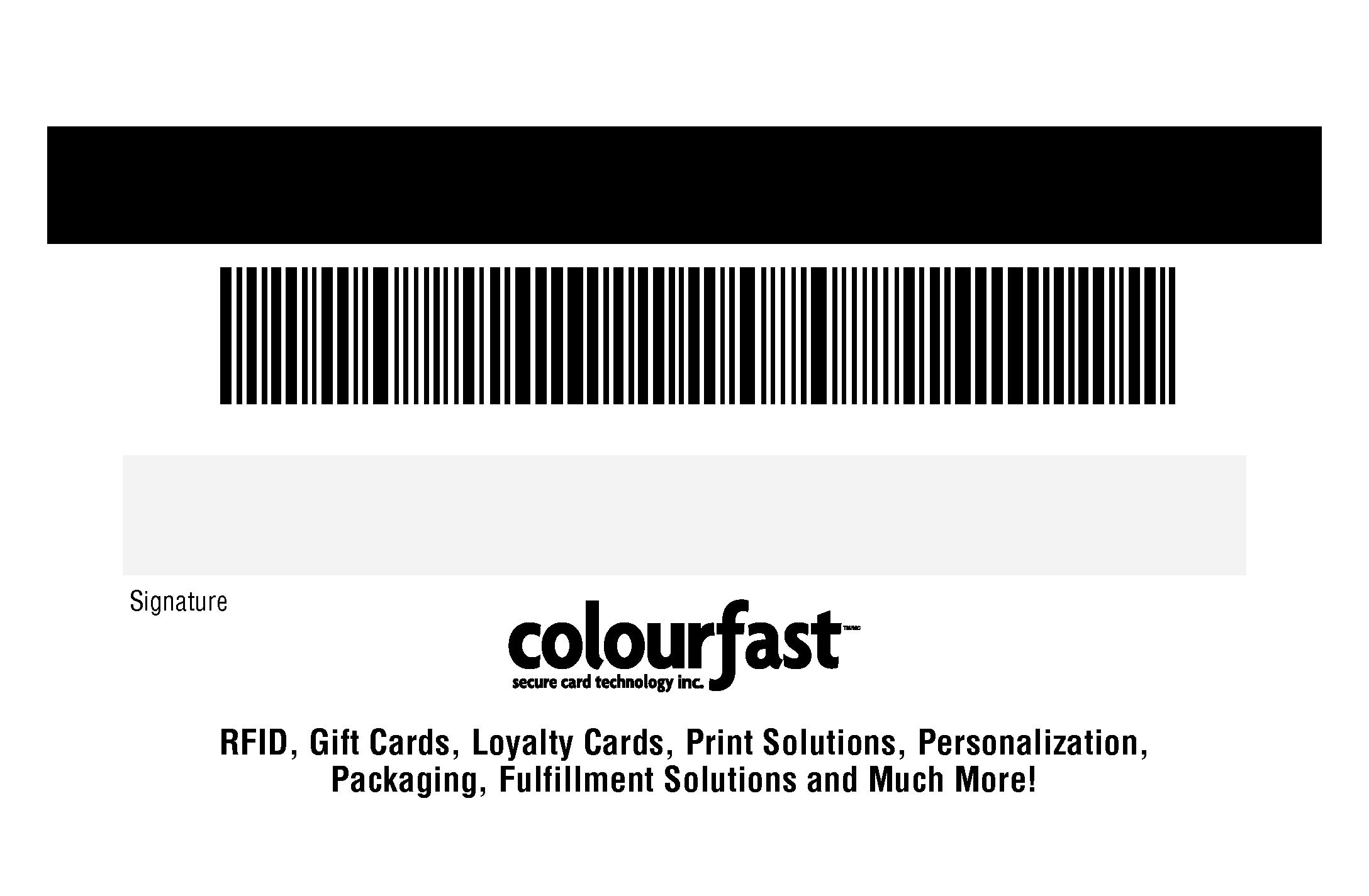 Featured image for “Magnetic Stripe, Variable Barcode, Signature Panel”